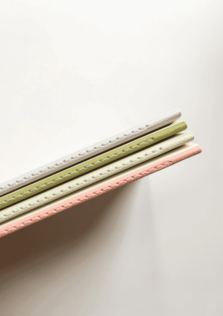 Notizbuch "Stripes" | olivgrün | FIN STUDIO - Bild 8