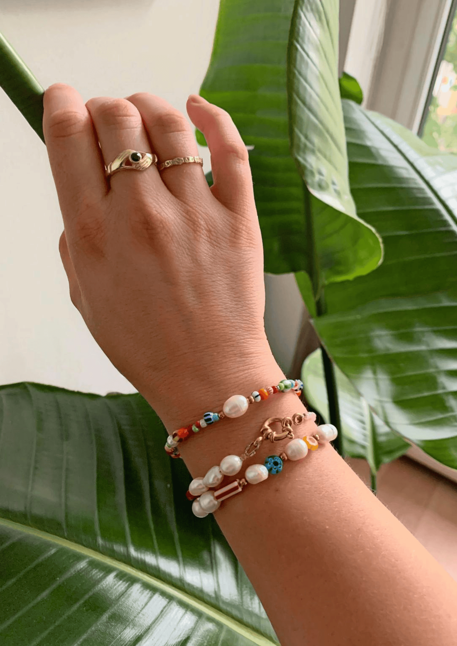 Perlenarmband "Sunny Pearl" | bunt | DON' APARTE - Bild 2