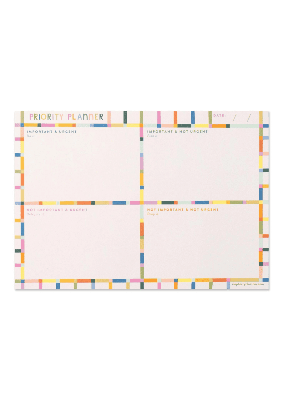 Prioritäten-Planer "Grid" | bunt | RASPBERRY BLOSSOM - Bild 2