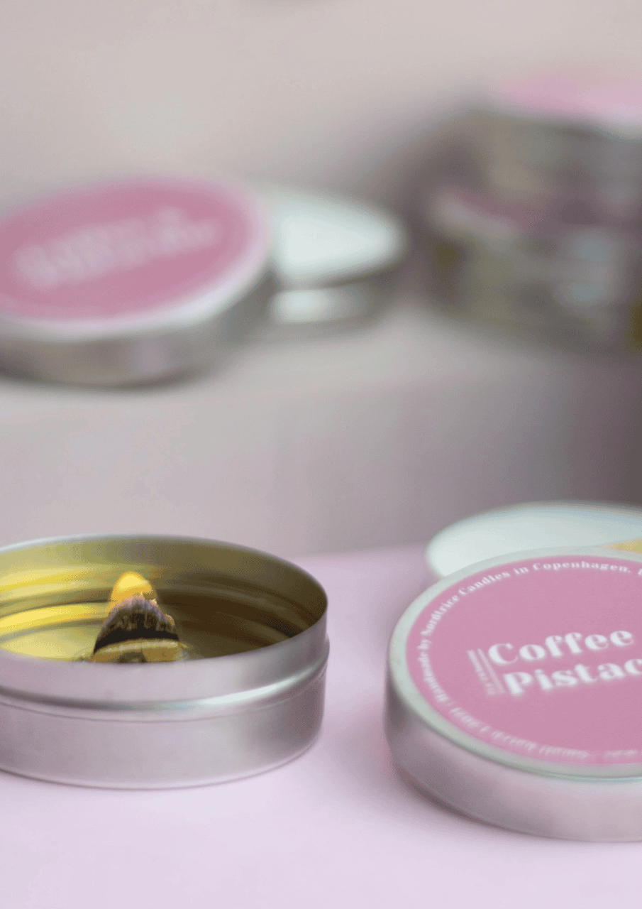Mini Soja-Duftkerze | coffee/pistachio | NORDTRICE - Bild 3
