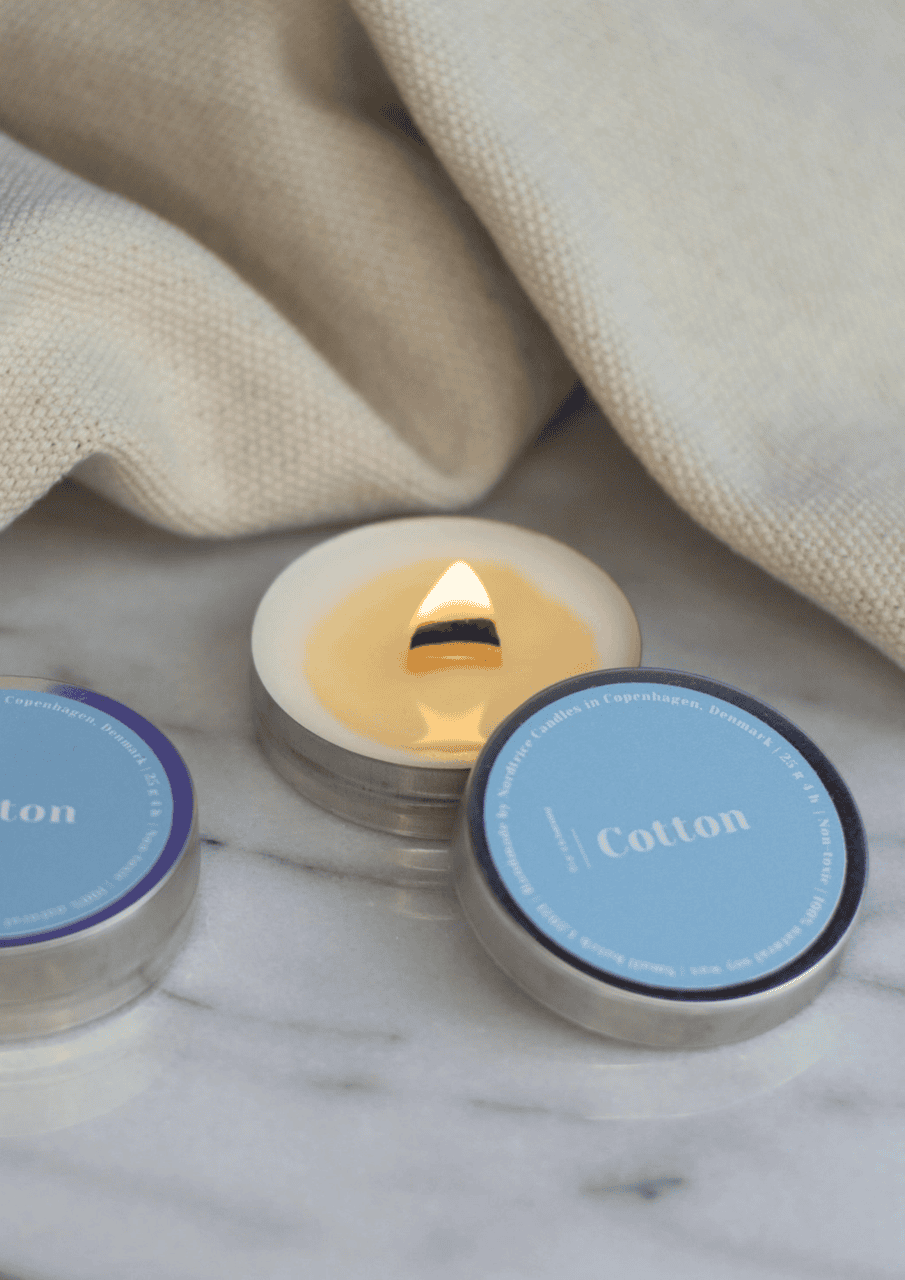 Mini Soja-Duftkerze | cotton | NORDTRICE - Bild 2