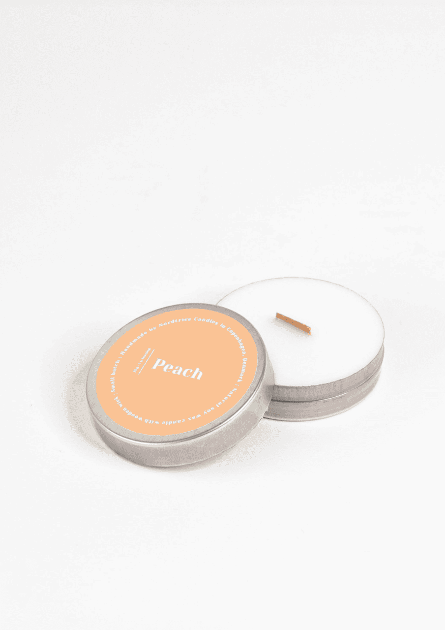 Mini Soja-Duftkerze | peach | NORDTRICE - Bild 4