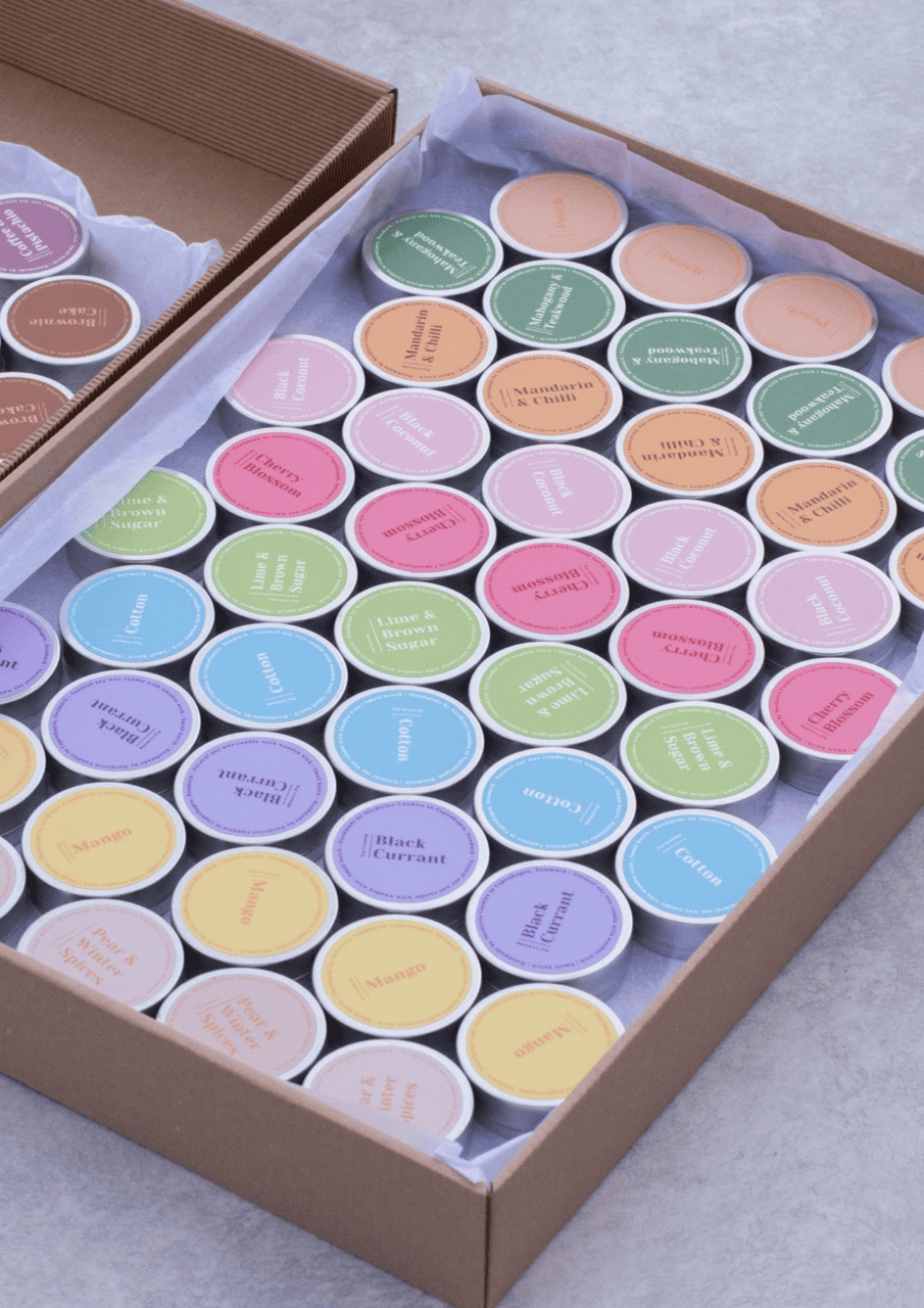 Mini Soja-Duftkerze | peach | NORDTRICE - Bild 7