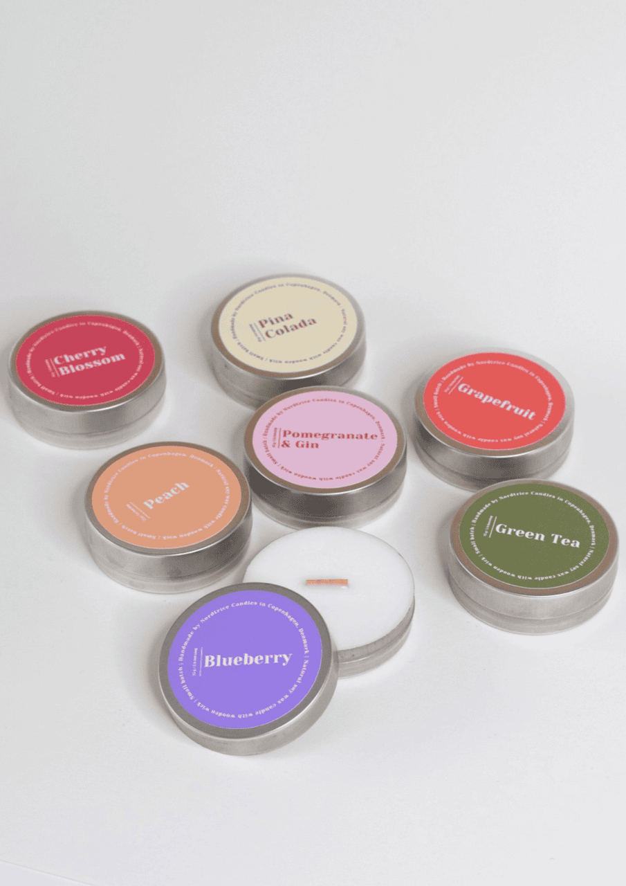 Mini Soja-Duftkerze | peach | NORDTRICE - Bild 8