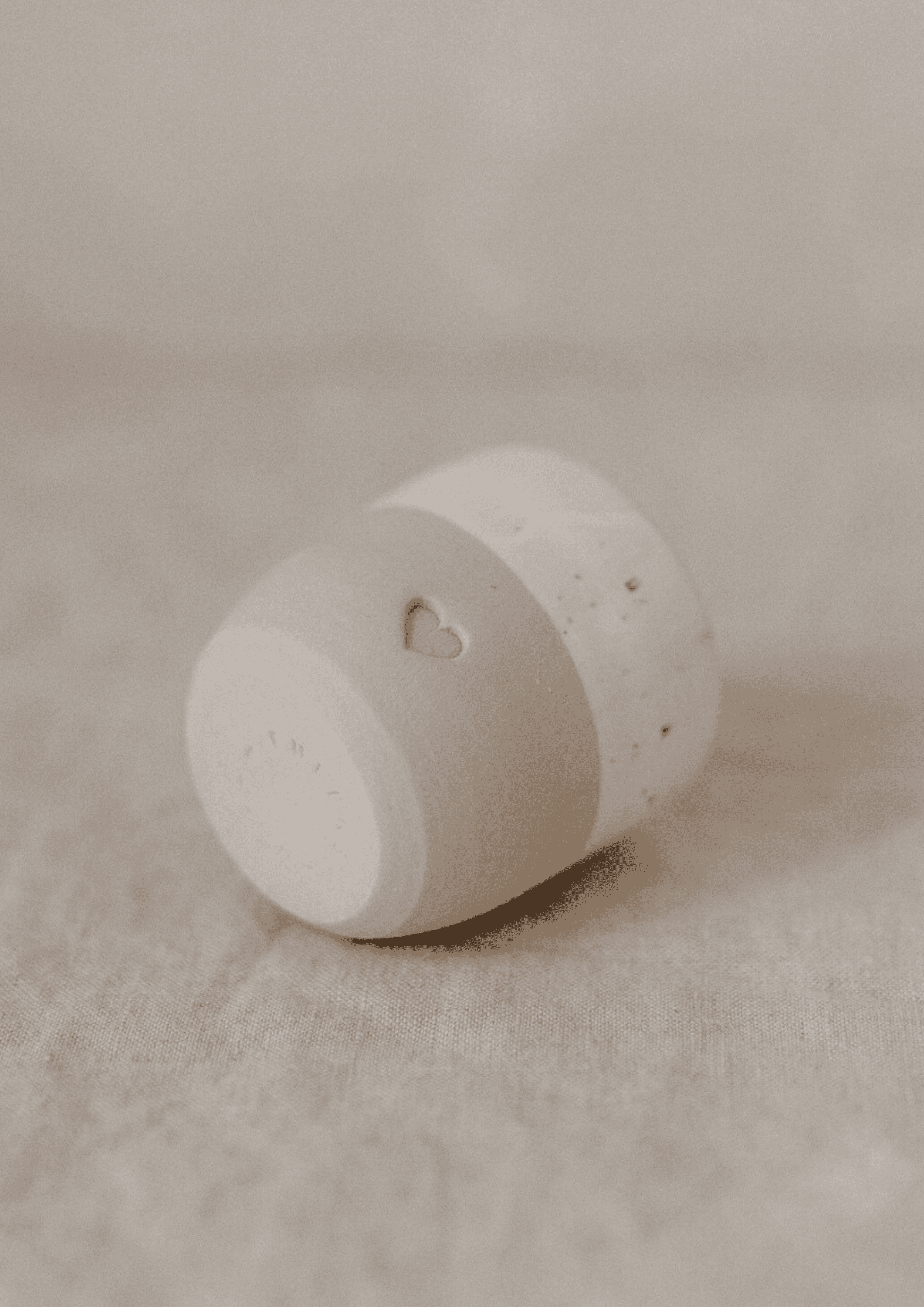 Espressobecher ''Herz'' | weiß/creme | EULENSCHNITT - Bild 8